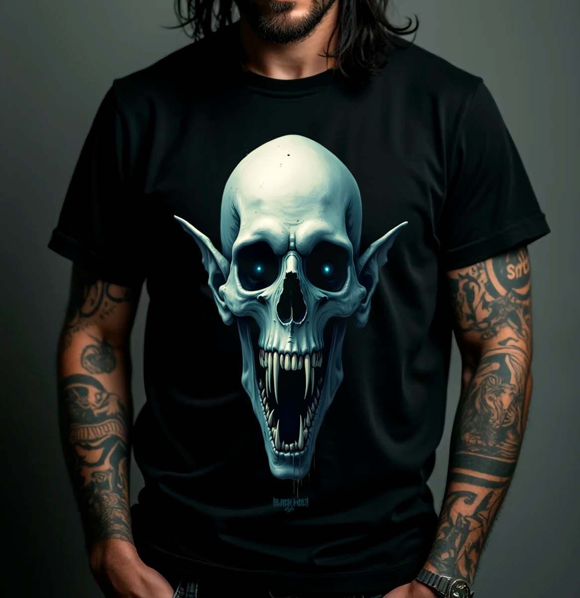 Nome do produto: Camiseta - Nosferatu Skull