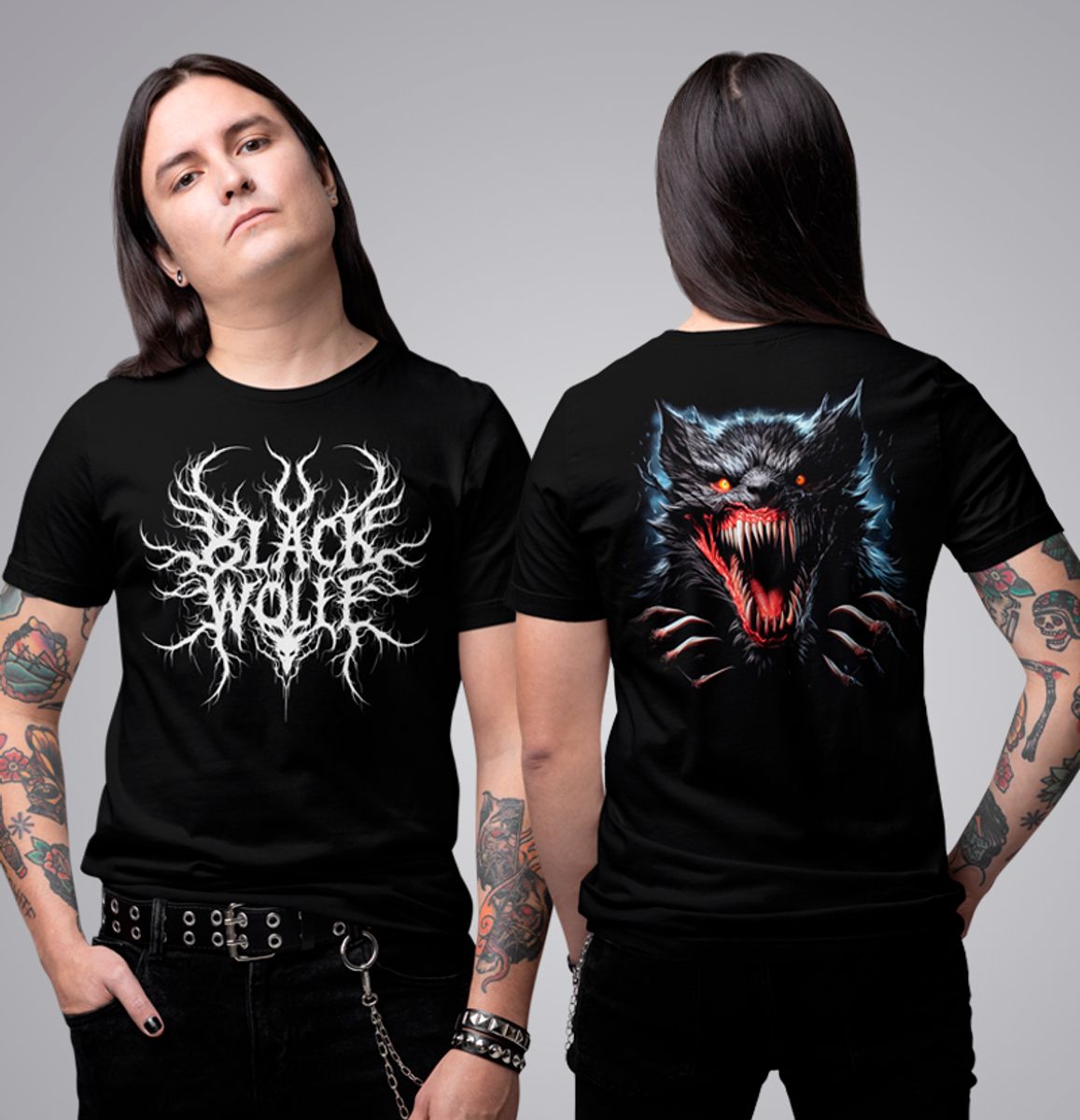 Nome do produto: The Black Wolf - Metal