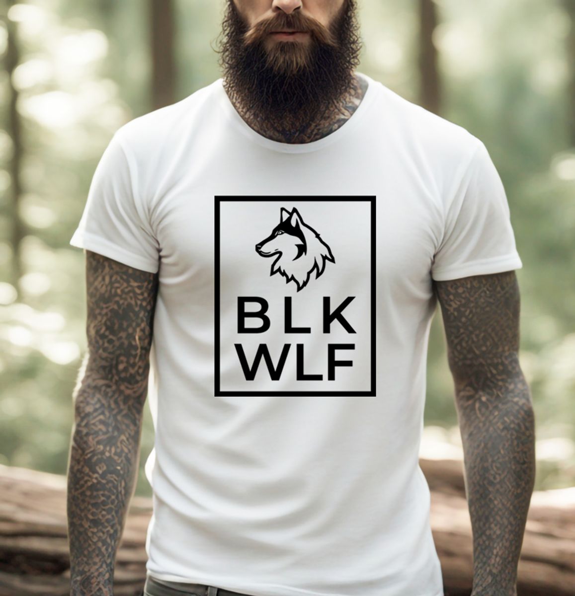 Nome do produto: Black Wolf Minimalista
