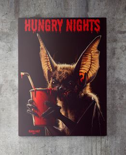 Poster A3 -  Hungry Nights