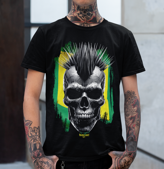 Camiseta - Brazilian Punk Skull