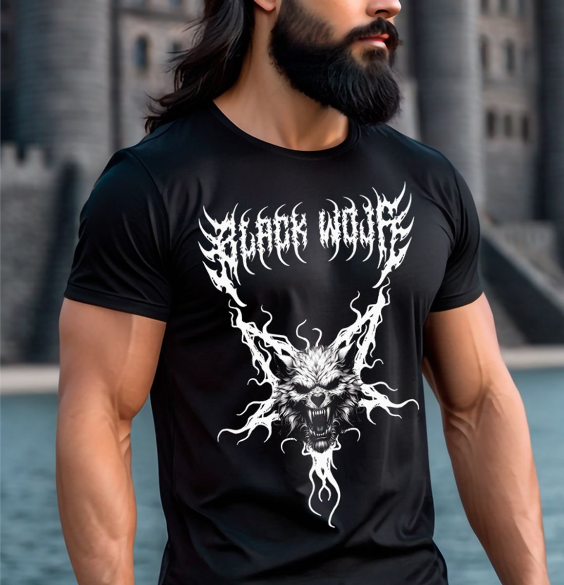 Nome do produto: Black Wolf Metal
