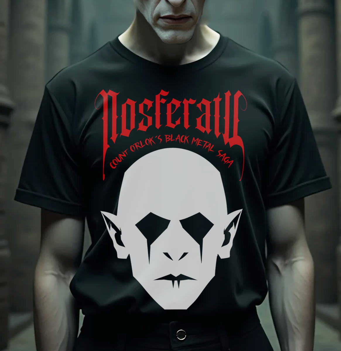 Nome do produto: Camiseta Nosferatu -  Black Metal Saga