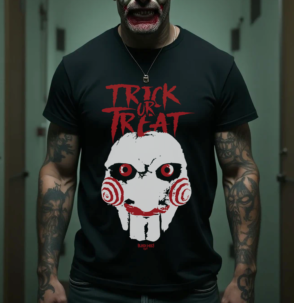 Nome do produto: Camiseta - Jigsaw Trick or Treat