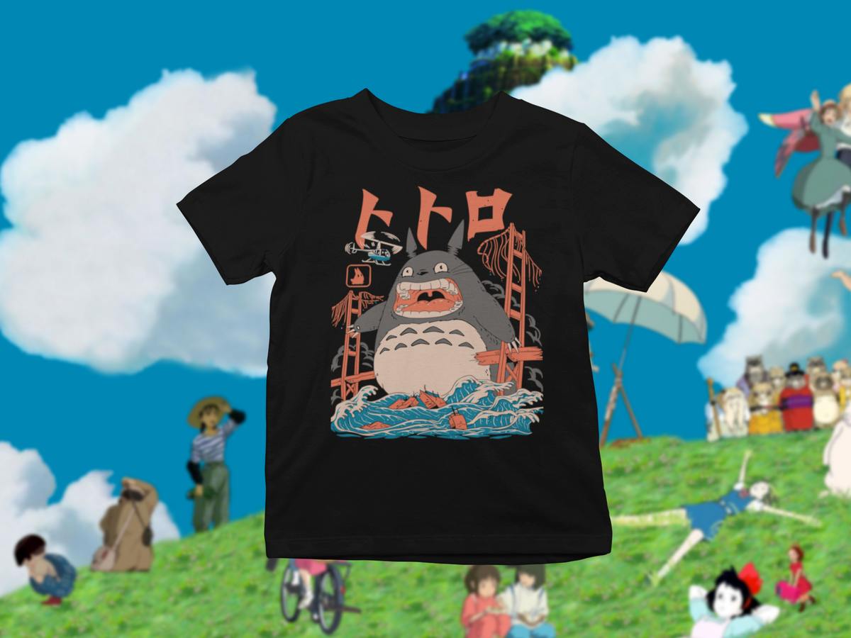 Nome do produto: Camiseta Studio Ghibli (BIG TOTORO)