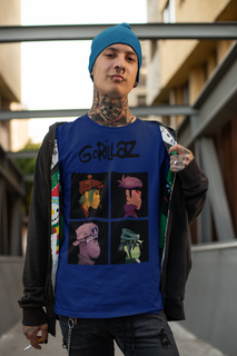 Nome do produtocamiseta banda (Gorillaz, cores)