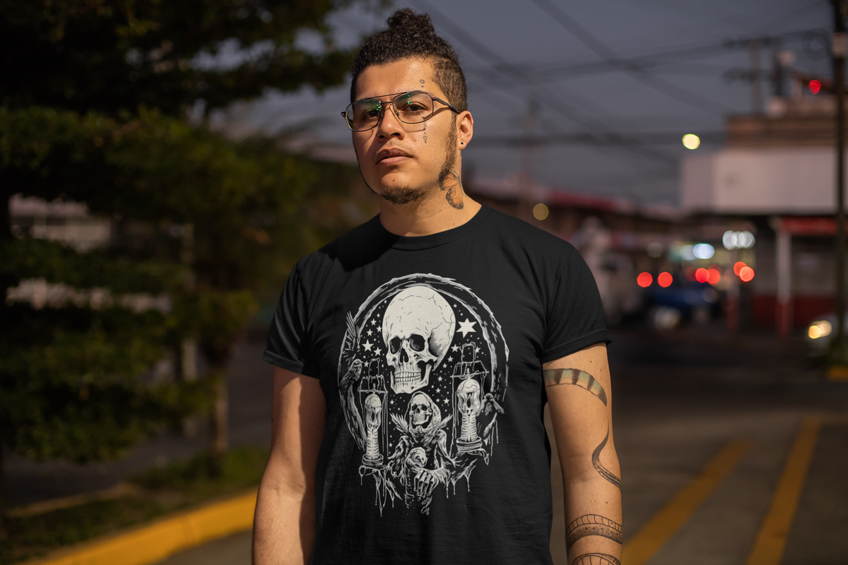 Nome do produto: camiseta caveira