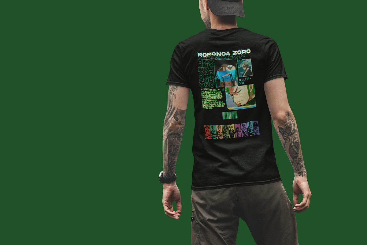 Nome do produto: camiseta Roronoa Zoro