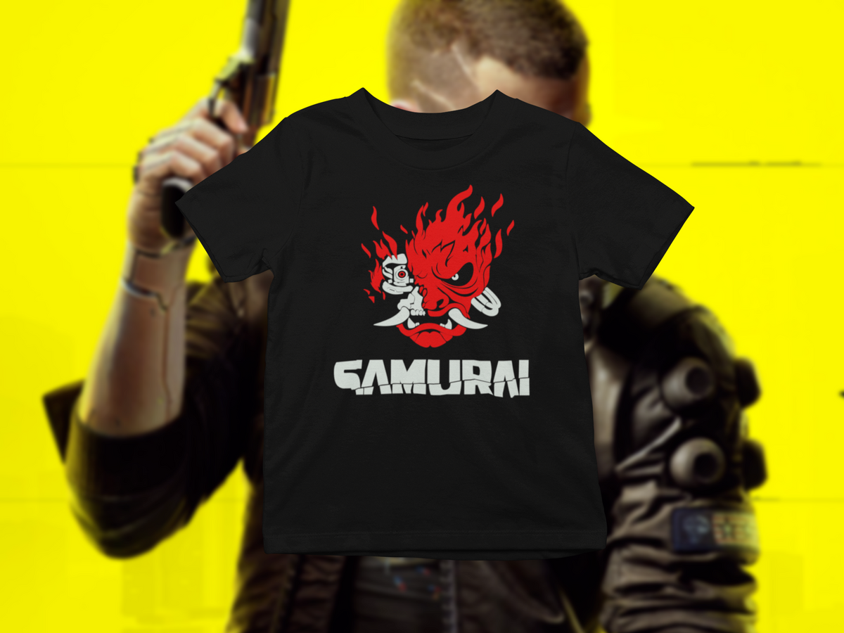 Nome do produto: Camisa Cyberpunk2077 (Banda Samurai)