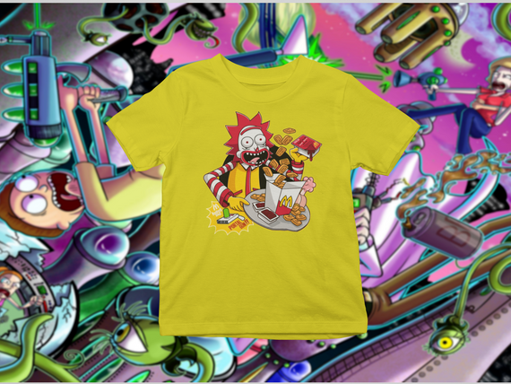 Camiseta Rick and Morty ( Sabor Especial)