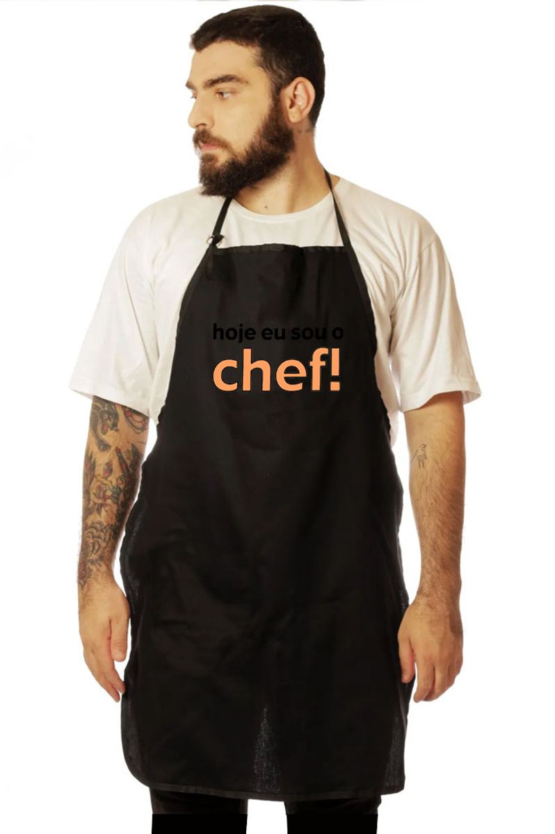 Nome do produto: Avental Brim - Chef