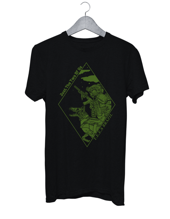 Camiseta K9 Tees Brazil ( Preto com Verde oliva)