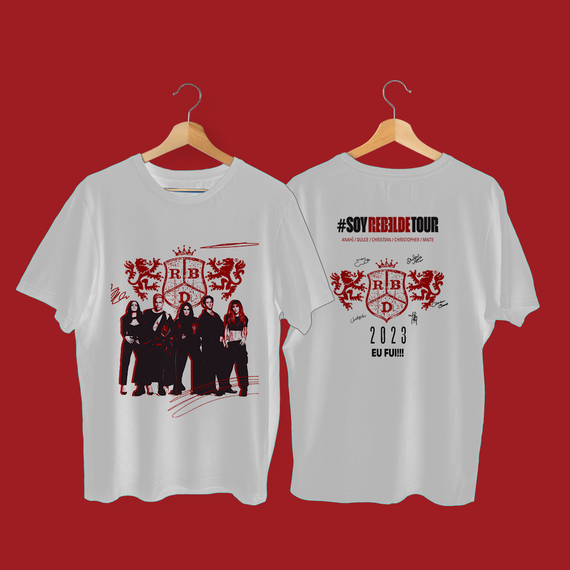 Camiseta RBD #SoyRebeldeTour2023 Eu Fui!