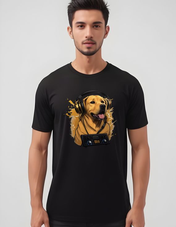 T-shirt Quality Musical Dog