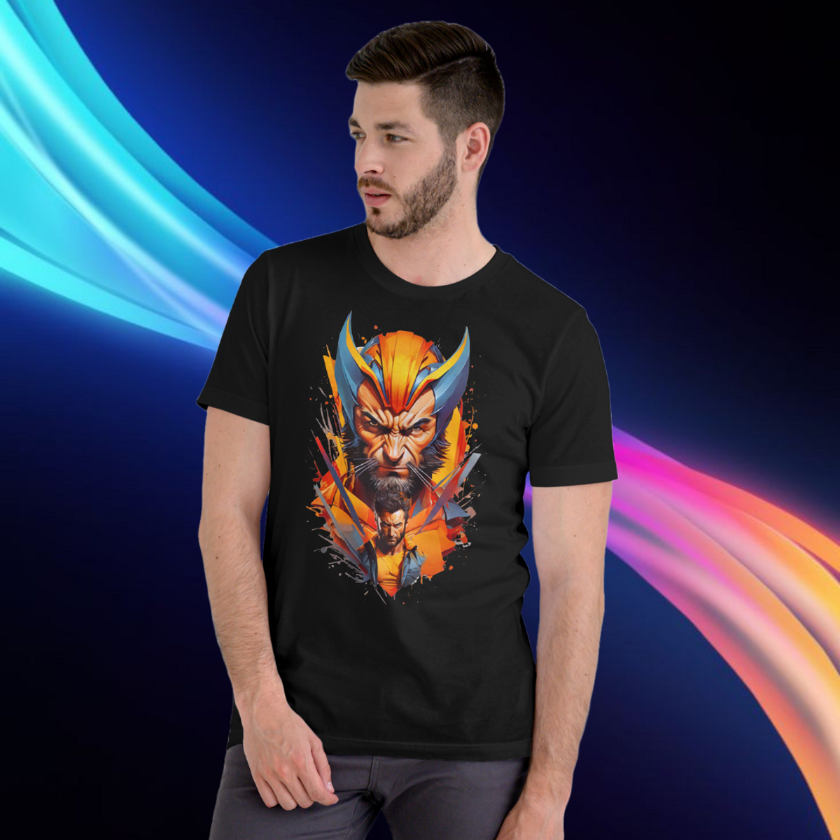 Nome do produto: Camiseta Wolverine Ilustração