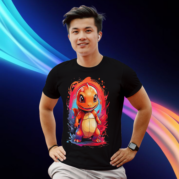 Camiseta Charmander Colors