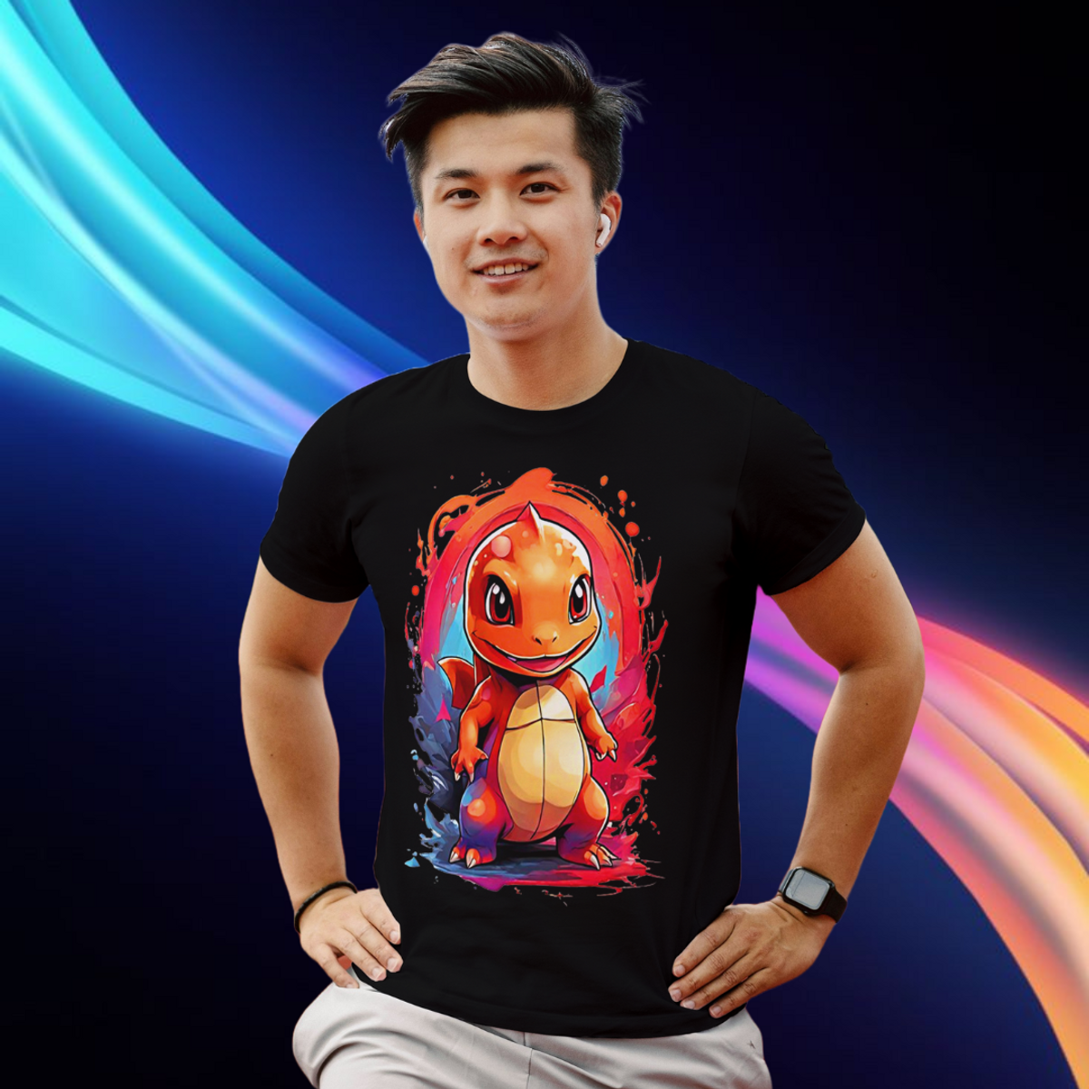 Nome do produto: Camiseta Charmander Colors