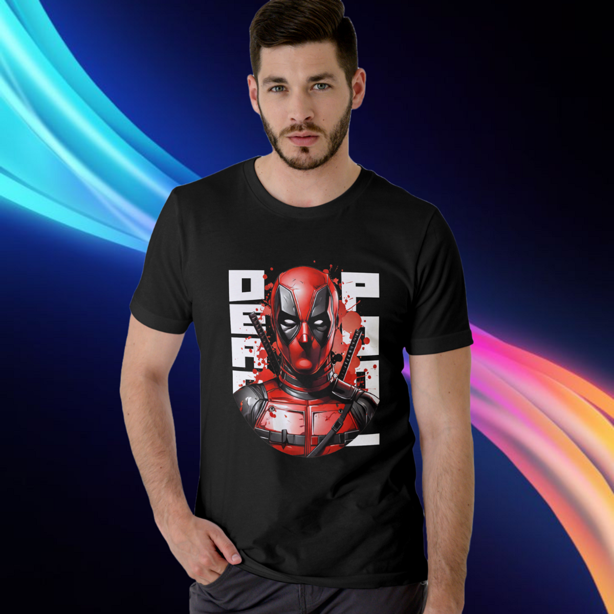 Nome do produto: Camiseta Deadpool ESTAMPA EXCLUSIVA