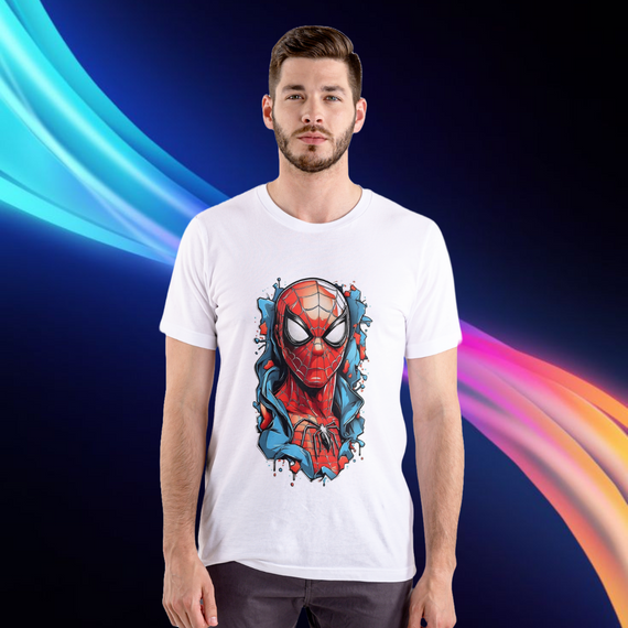 Camiseta Homem-aranha Cartoon