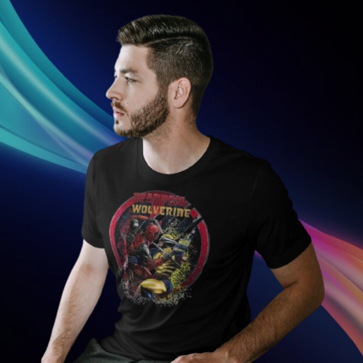 Nome do produto: Camiseta Dead Pool & Wolverine