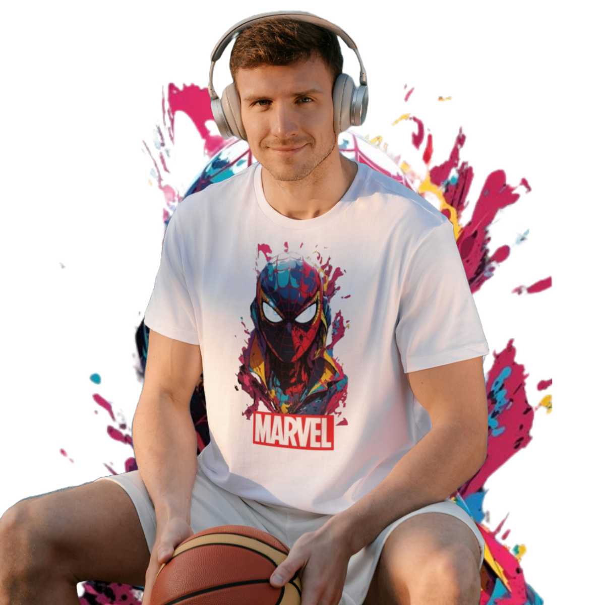 Nome do produto: Camiseta Spider-Man Marvel Logo