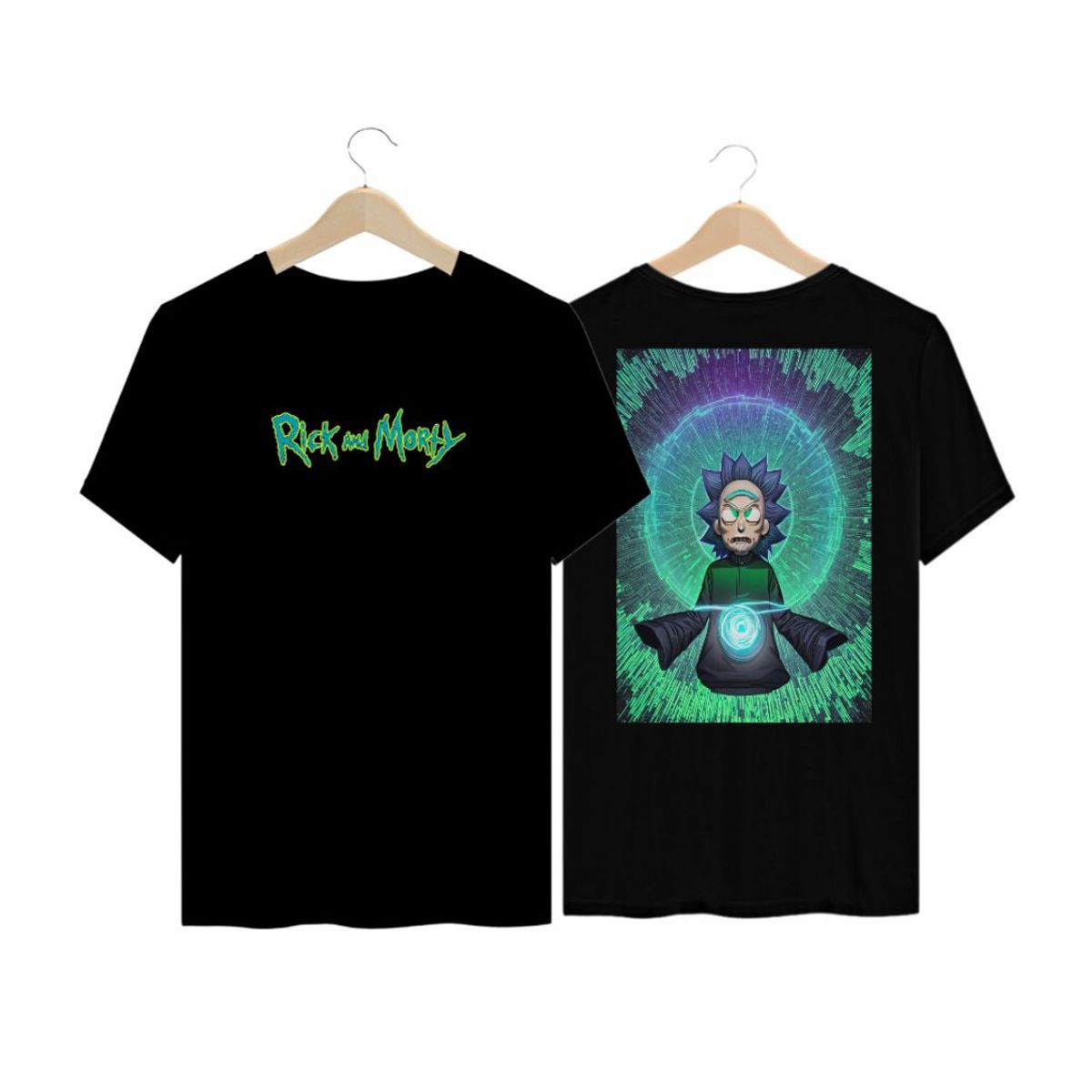 Nome do produto: Camiseta Rick and Morty Ilustração