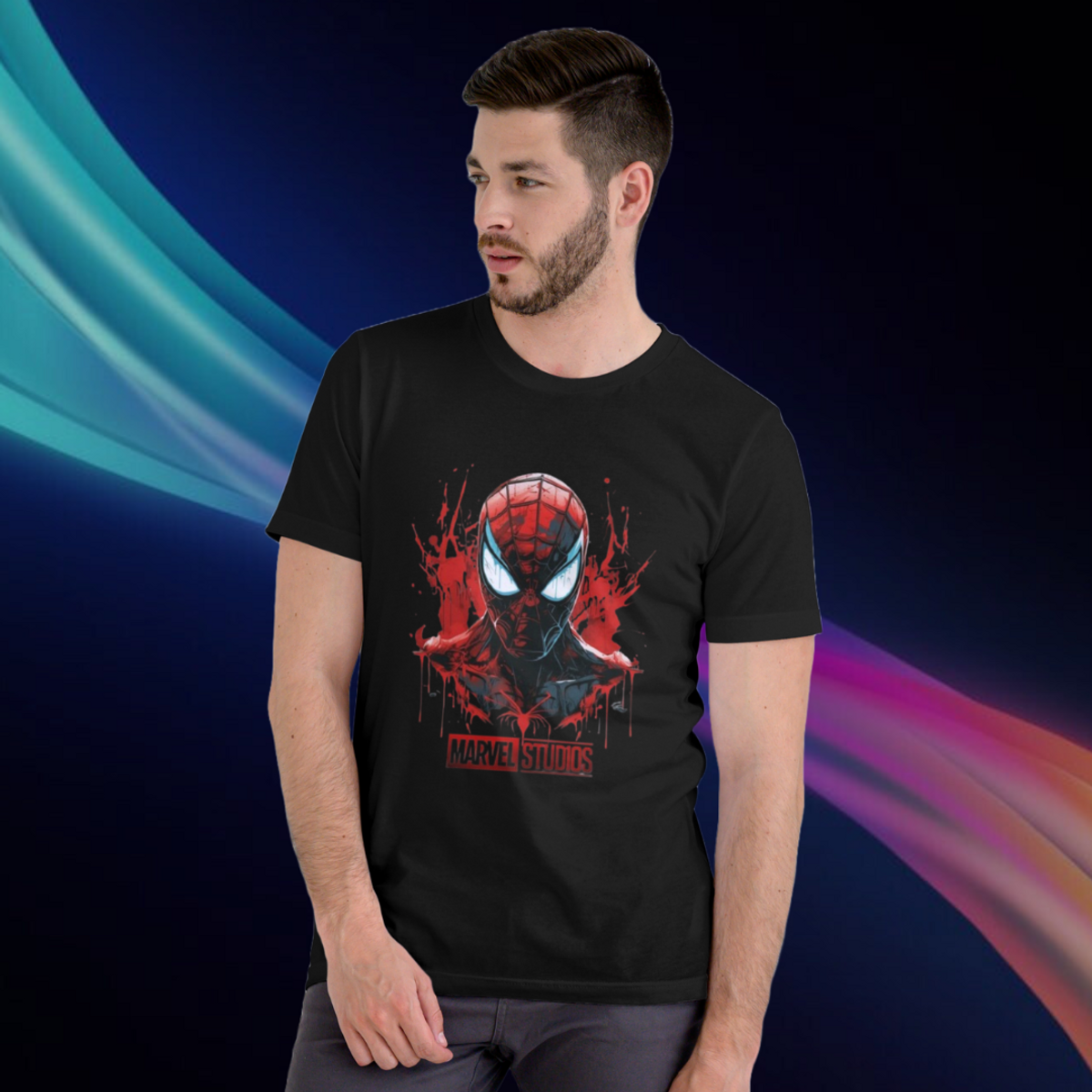 Nome do produto: Camiseta Homem-Aranha Dark Illustration