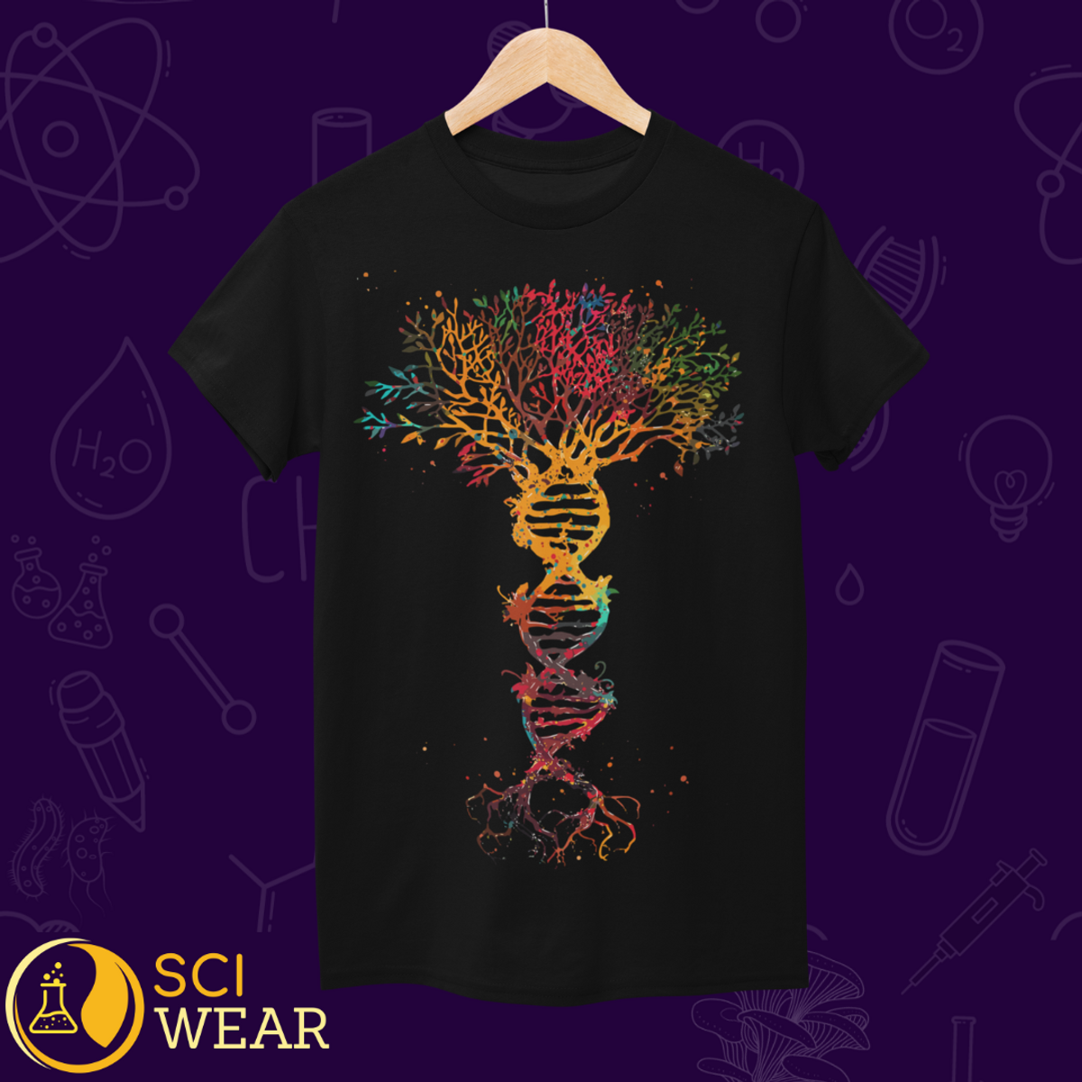 Nome do produto: DNA Tree - T-shirt