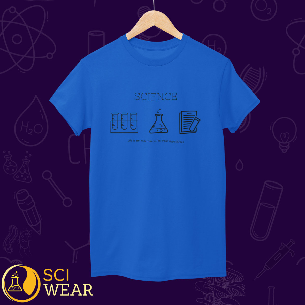 Nome do produto: A vida é um experimento - T-shirt