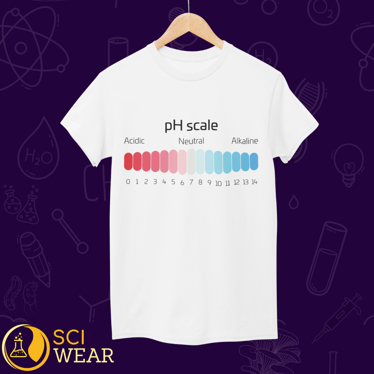 Nome do produto: Escala de pH 1 - T-shirt