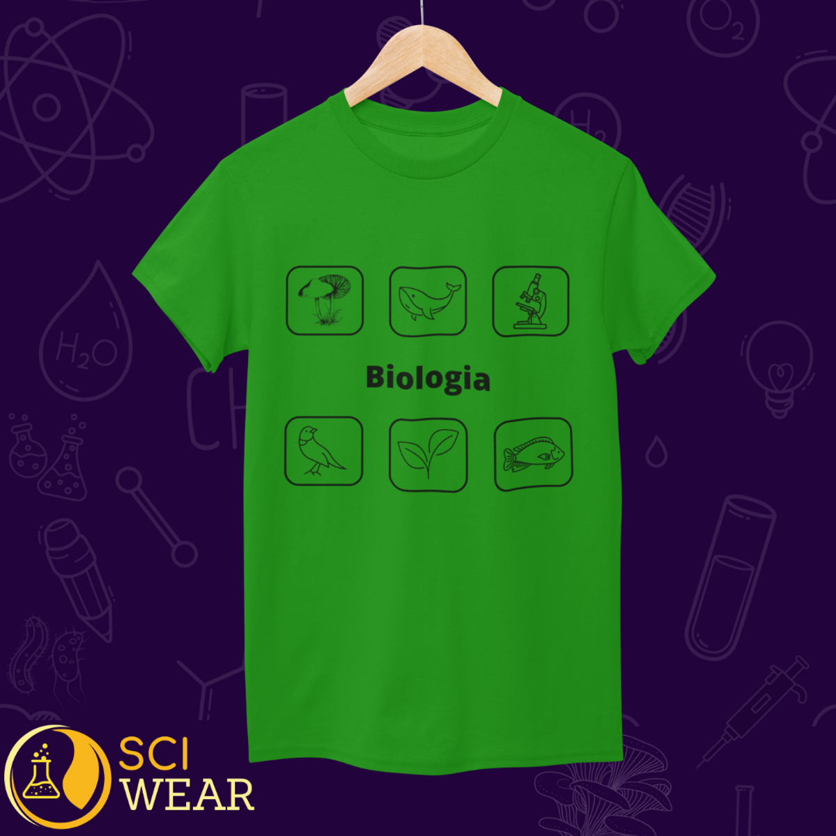 Nome do produto: Biologia - T-shirt