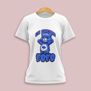 Camiseta Eu Treino Fofo (azul)