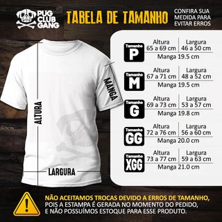 Nome do produtoCamiseta Pug - Pug Jogador