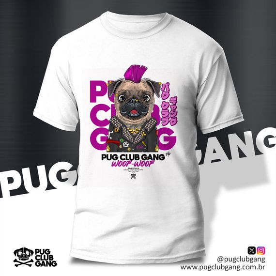 Camiseta Pug Punk 
