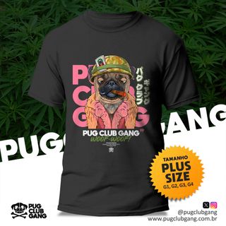 Nome do produtoCamiseta Pug Snoop Dogg - Plus Size