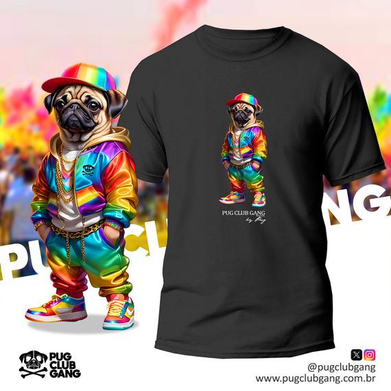 Camiseta Pug - Pug Colors