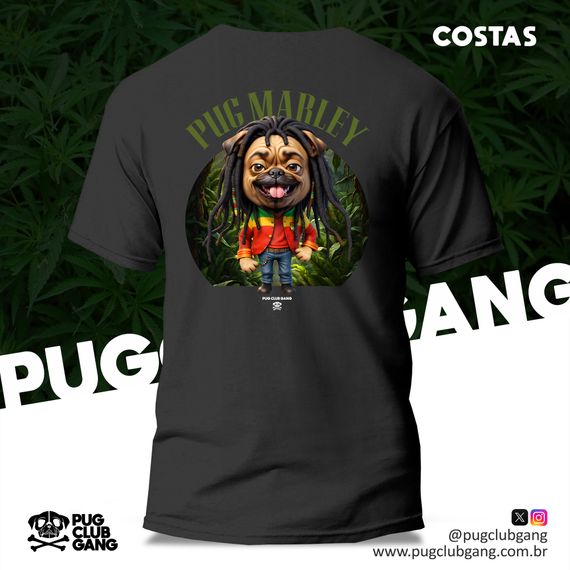 Camiseta Pug (Costas)- Pug Marley