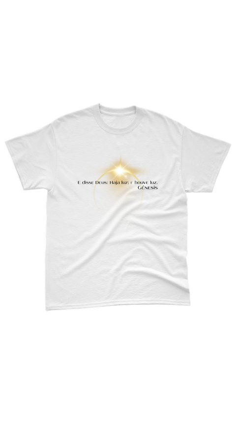 Camiseta Genesis - Que haja luz