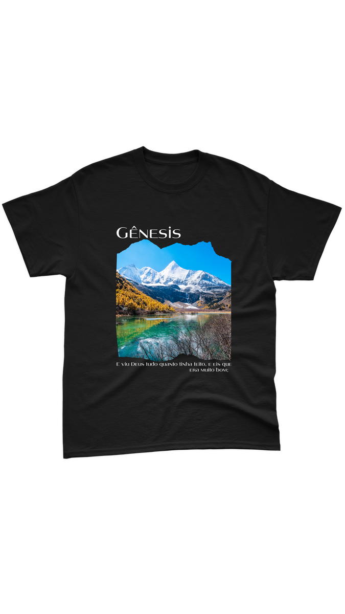Nome do produto: Camiseta Genesis - Montanhas