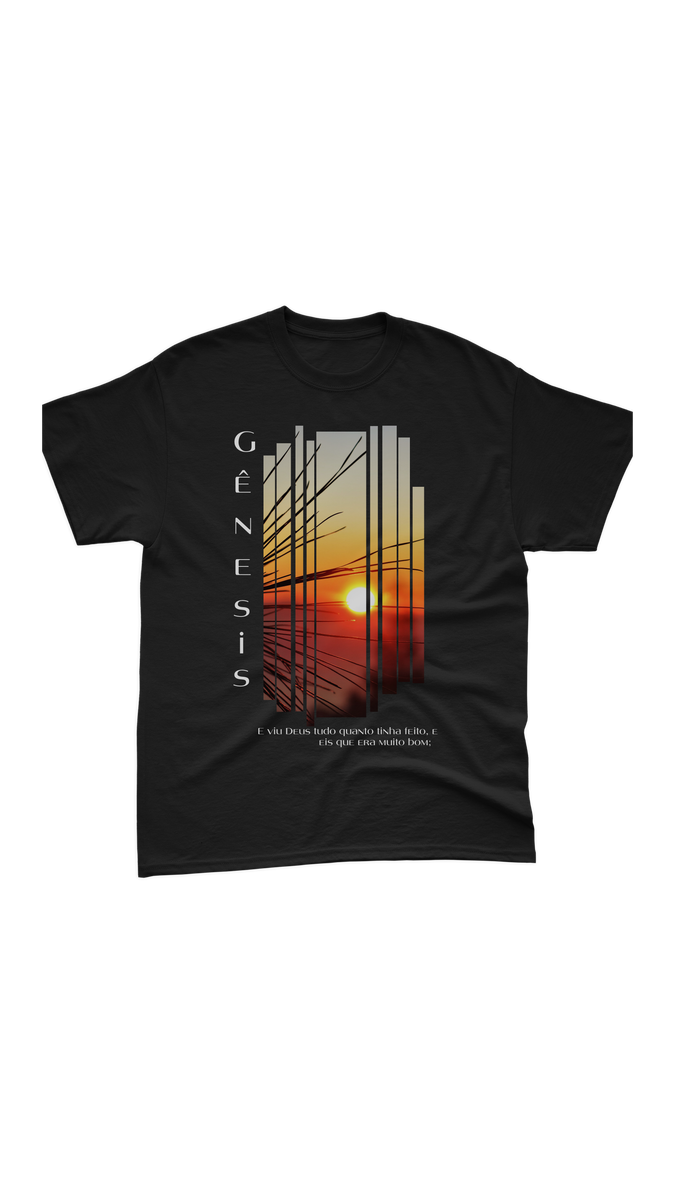 Nome do produto: Camiseta Genesis - Por do sol