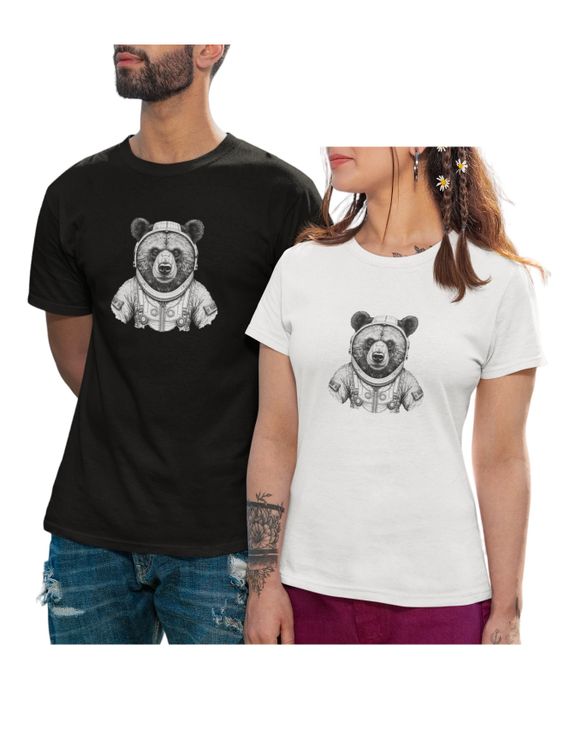 Camiseta Premium Unissex Col. Lápis design Bear