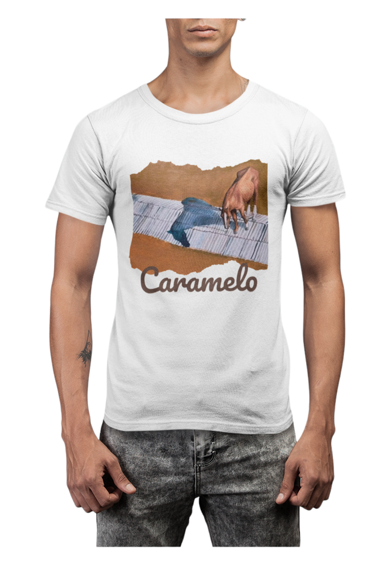 Nome do produto: Camiseta Cavalo Caramelo