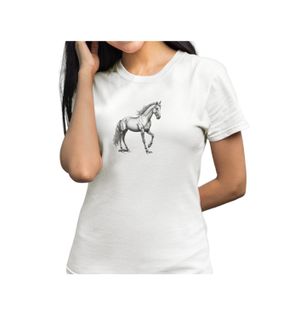 Nome do produtoCamiseta Premium Unissex Col. Lápis Horse