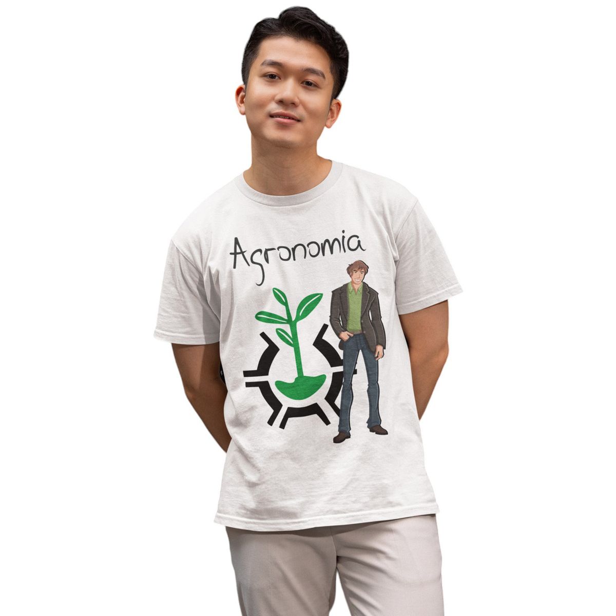 Nome do produto: Camiseta Masc Profissões Agronomia