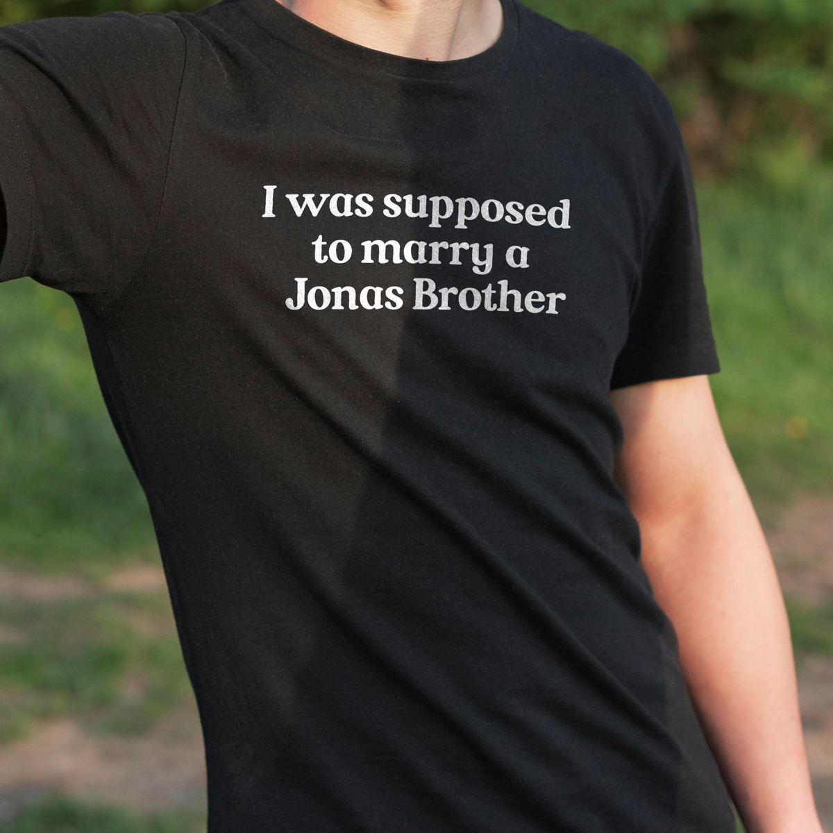 Nome do produto: I was supposed to marry a Jonas Brother - Modelo 02
