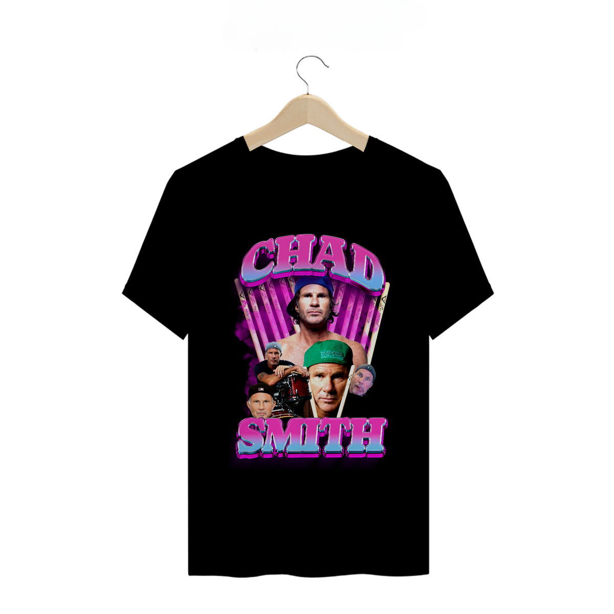 Nome do produto: Camiseta Chad Smith Red Hot Chili Peppers