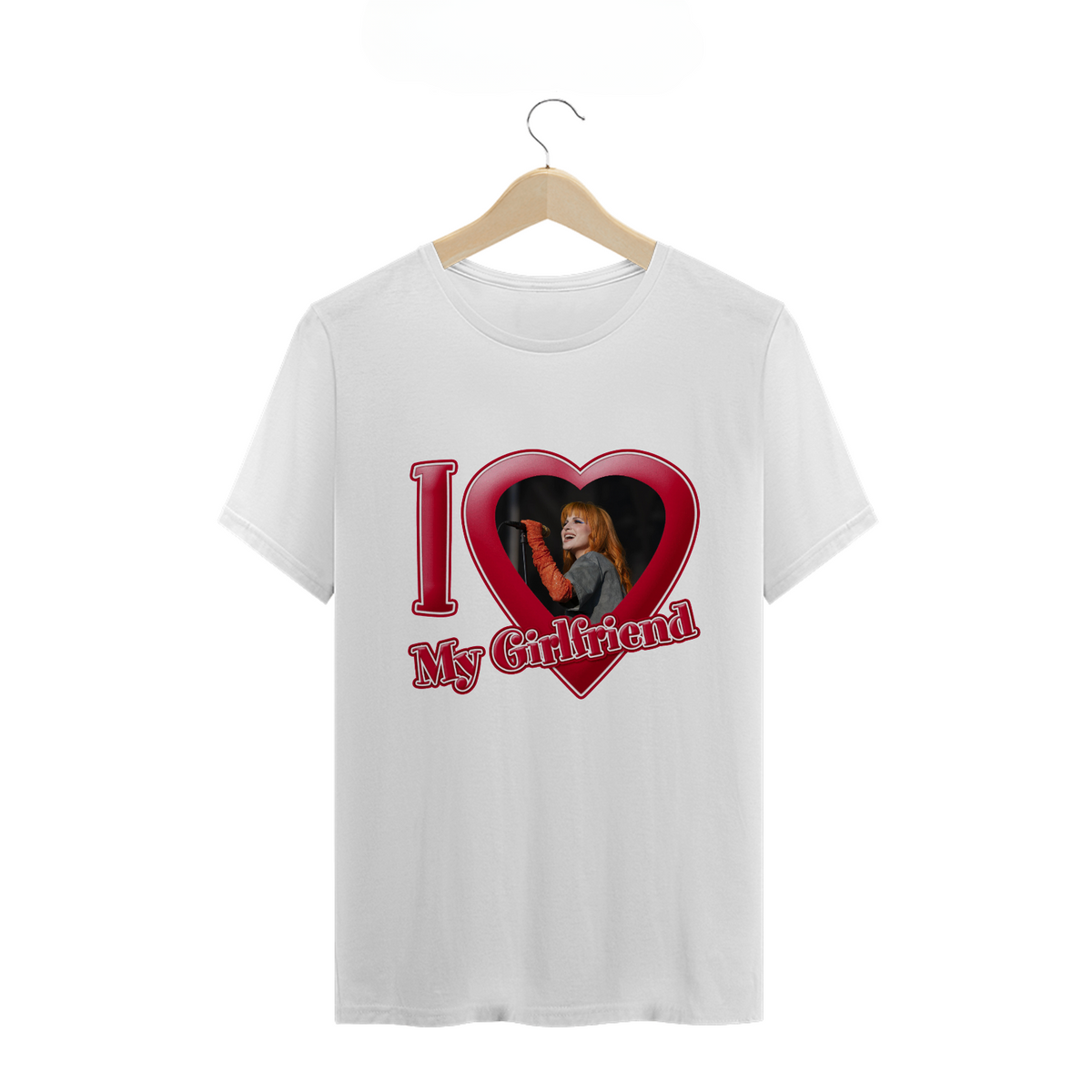 Nome do produto: Camiseta I Love My Girlfriend Hayley - Paramore