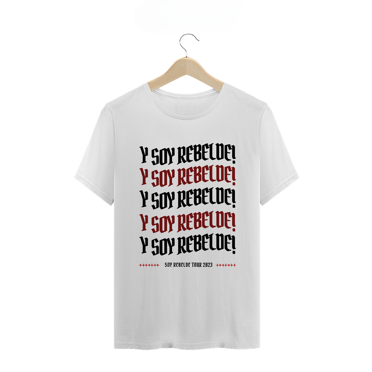 Nome do produto: Camiseta Y Soy Rebelde