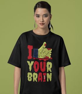 Camiseta I like your brain