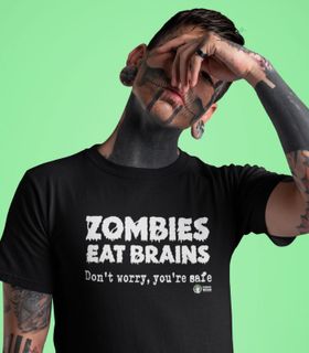 Camiseta Unissex Zombie eat brains